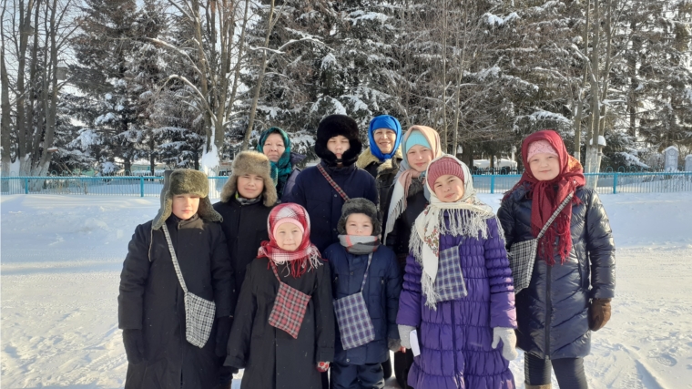 Участники детского фольклорного ансамбля «Мерчен» присоединились к  Общероссийской интернет-акции «Онлайн-Колядки»