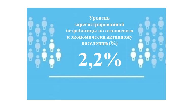 Уровень регистрируемой безработицы в Чувашской Республике составил 2,2%