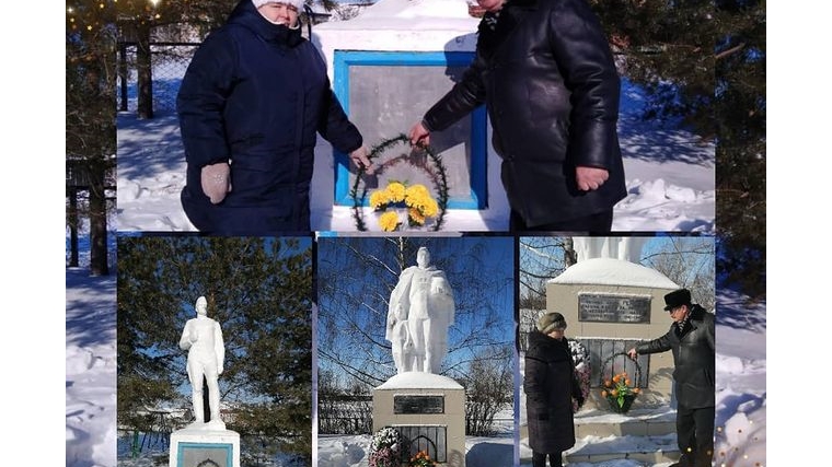 В День защитника Отечества приняли участие в акции "Защитим память героев"