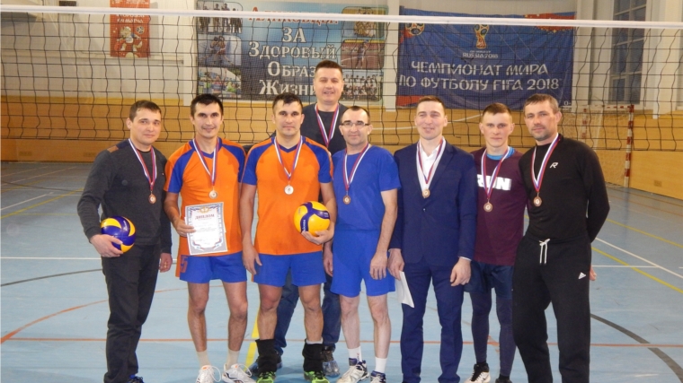 Команда «Таутово» Таутовского сельского поселения завоевала третье мест по волейболу среди мужских молодежных команд Аликовского района