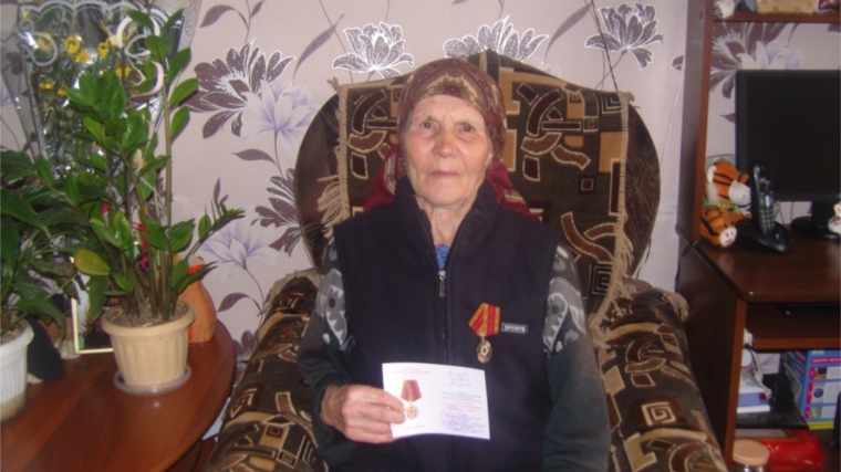 90-летний юбилей отмечает труженик тыла Филиппова Елизавета Прокопьевна