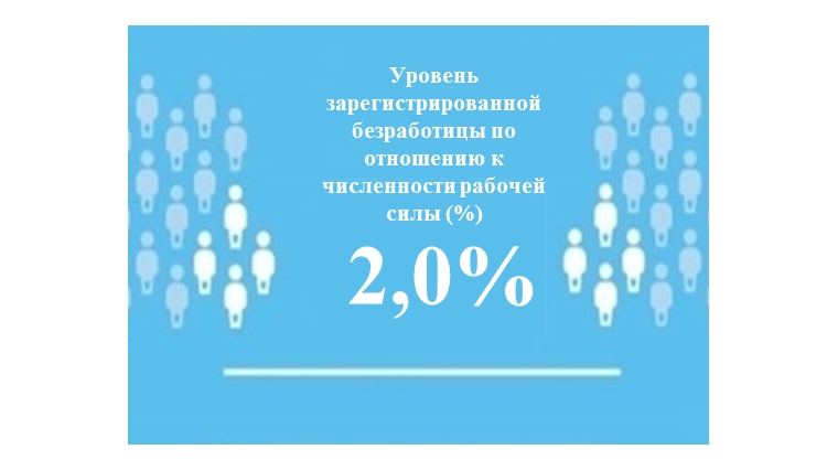 Уровень регистрируемой безработицы в Чувашской Республике составил 2,0 %