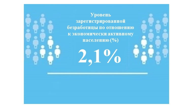 Уровень регистрируемой безработицы в Чувашской Республике составил 2,1%