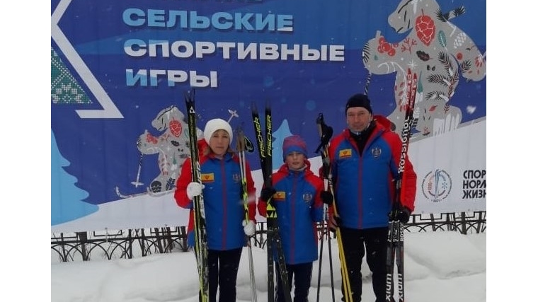 Семья Никифоровых заняла итоговое 3 место в соревнованиях спортивных семей на X Всероссийских зимних сельских спортивных играх