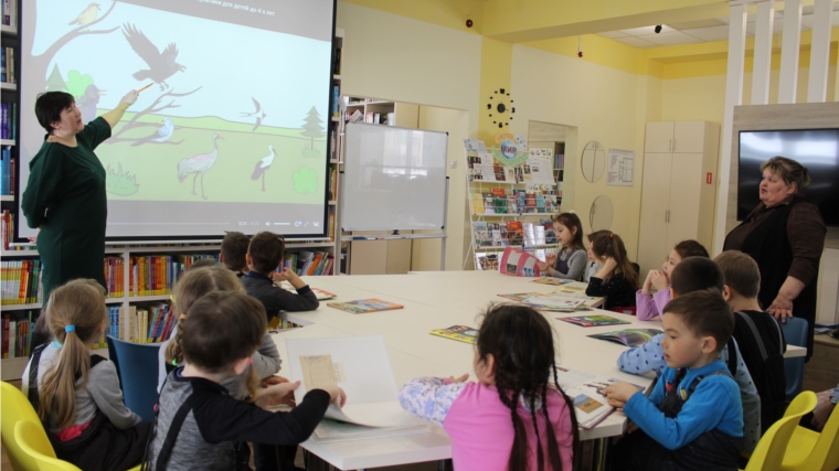 Эколого-познавательный час для самых маленьких читателей в Кшаушской сельской библиотеке