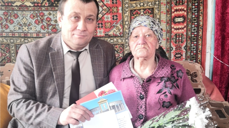 90 - летний юбилей отмечает жительница с.Шыгырдан Зейтуна Фасхутдинова Мизакова