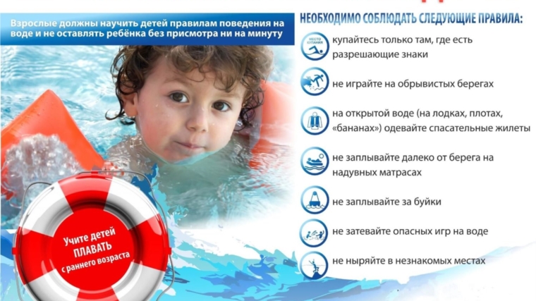 Памятка о правилах безопасного поведения на воде в летний период