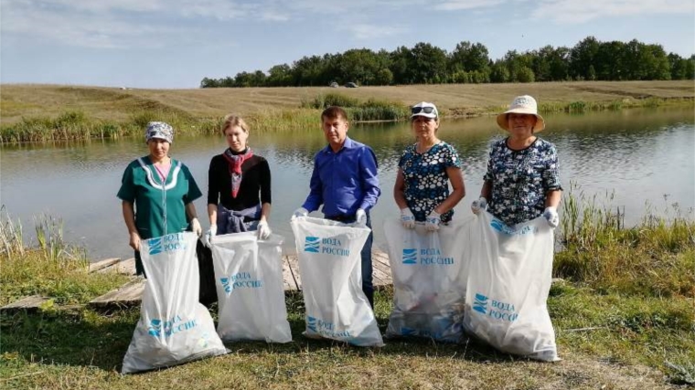 Новочурашевское сельское поселение присоединилось к Всероссийской акции по уборке берегов «Вода России»