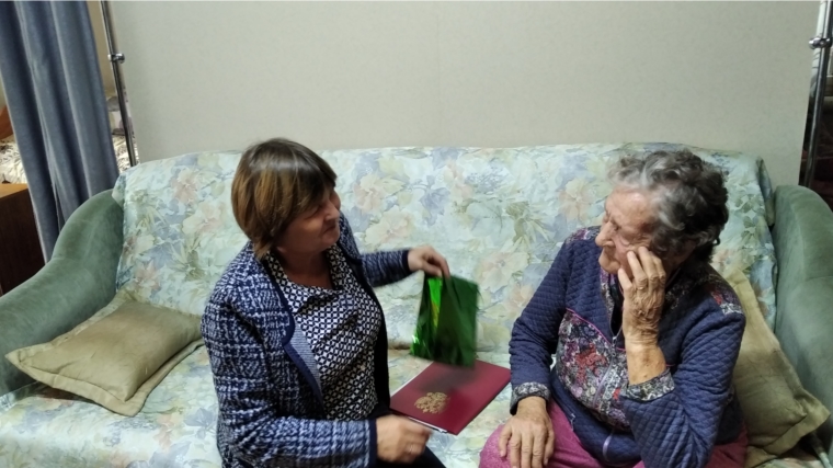 Жительница д. Сине-Кинчеры Арманова Александра Егоровна отметила свой 90 летний юбилей.