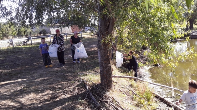 Экологическая акция «Чистый берег» в Большеабакасинском сельском поселении