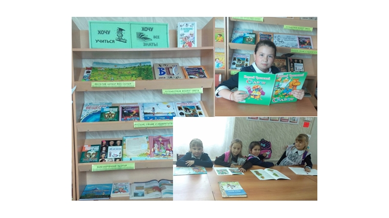 В Большевыльской сельской библиотеке прошел урок-путешествие «Смелее в путь идите к новым знаниям»