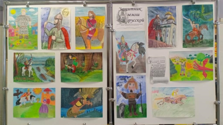 В детской библиотеке открыта тематическая книжная выставка «А.Невский – сын земли русской»