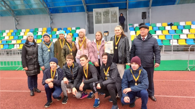 Легкоатлетическая эстафета на призы районной газеты "Путь победы" Вурнарского района.