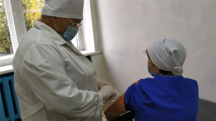 В Алманчиковском ФАП проводится вакцинация против гриппа