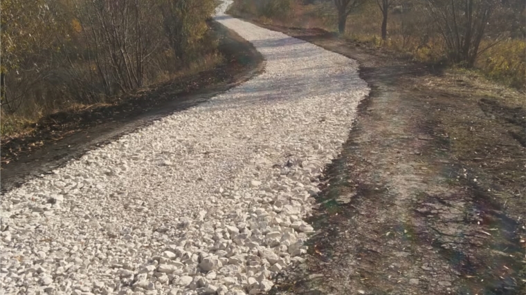 В деревне Старое Арланово закончен ремонт дороги по программе инициативного бюджетирования