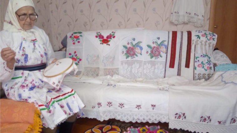 Мероприяти, посвященное Дню чувашской вышивки в Тушкасинском сельском клубе