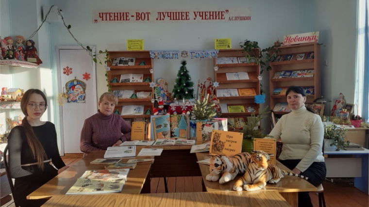 Акция «Первый читатель 2022 года» в Малотаябинской сельской библиотеке