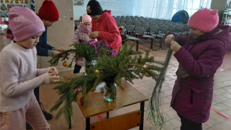 Развлекательная программа "Рождественские забавы…" в Дубовском ЦСДК