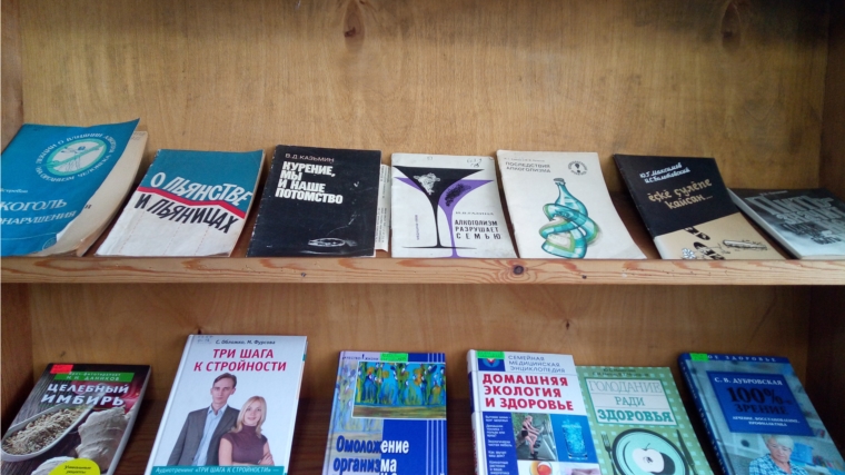 В Кивойской сельской библиотеке оформлена книжная выставка "Выбери жизнь"