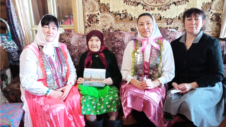 95-летний юбилей отмечает жительница д.Б.Югуть Ярандайкина Надежда Федотовна
