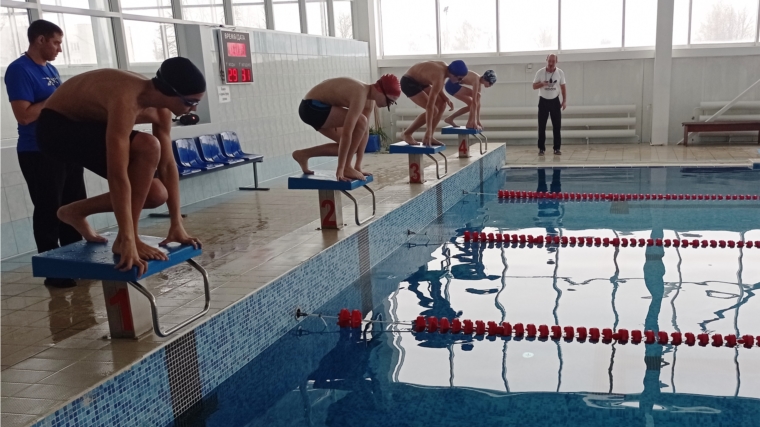Чемпионат и первенство Урмарского района по плаванию среди юношей и мужчин, посвященный Дню защитника Отечества.