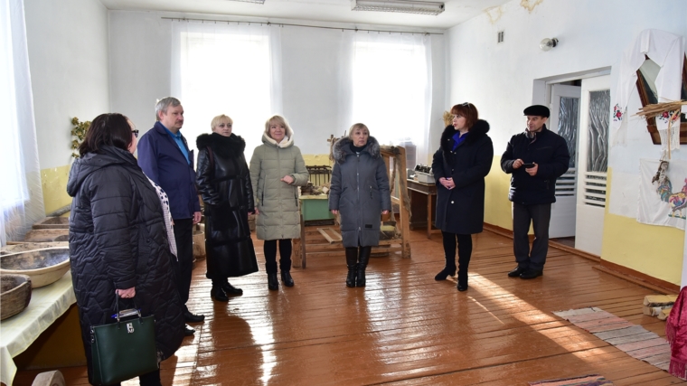 Рабочий визит представителей Минкультуры и Республиканского центра народного творчества в Ибресинский район
