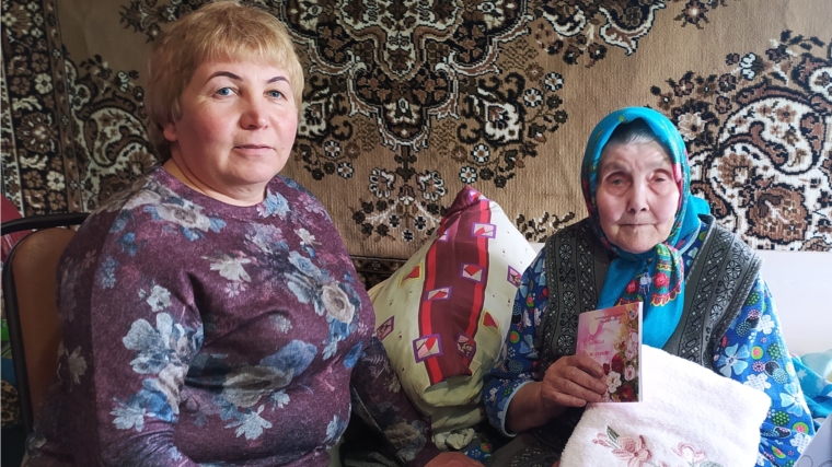 Труженица тыла Анастасия Матвеевна Матвеева отметила 90-летний Юбилей
