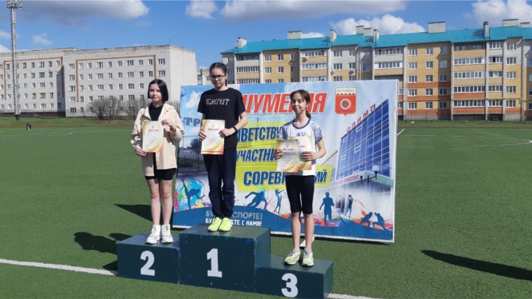 Тихонова Анастасия победитель 1 этапа Кубка Чувашской Республики по легкой атлетике