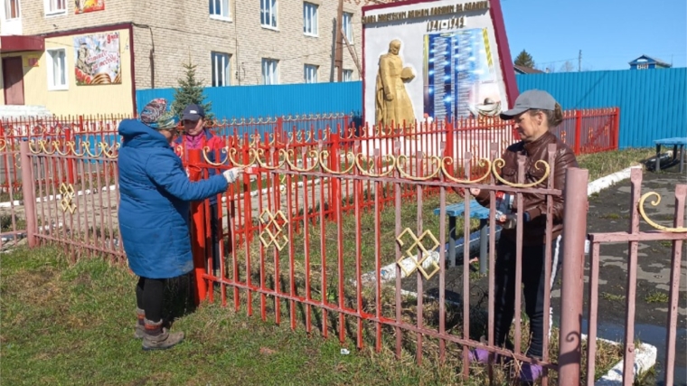 В Новоурюмовском сельском поселении началась подготовка ко Дню Победы