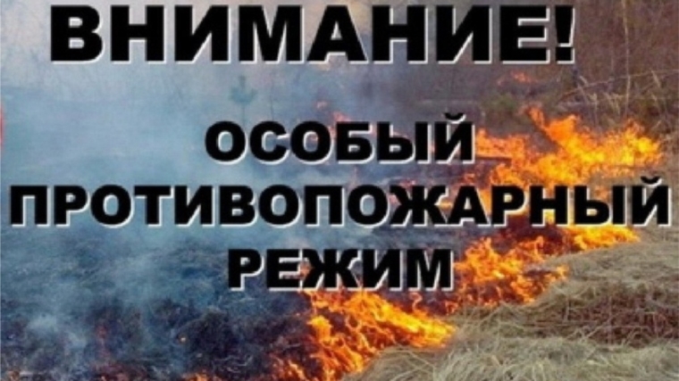 С 15 апреля 2022 года на территории Чувашской Республики установлен особый противопожарный режим