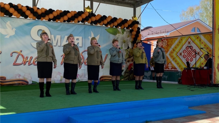 Участие на праздничном Параде в селе Комсомольское