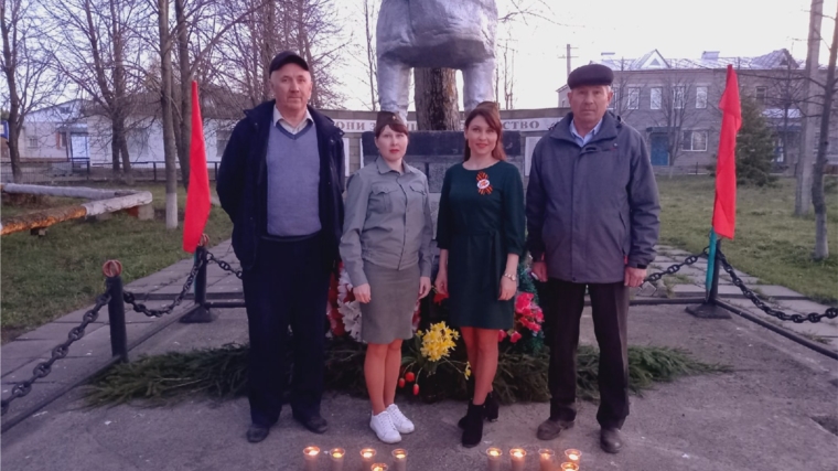 В Новочурашевском сельском поселении прошла акция «Свеча памяти»