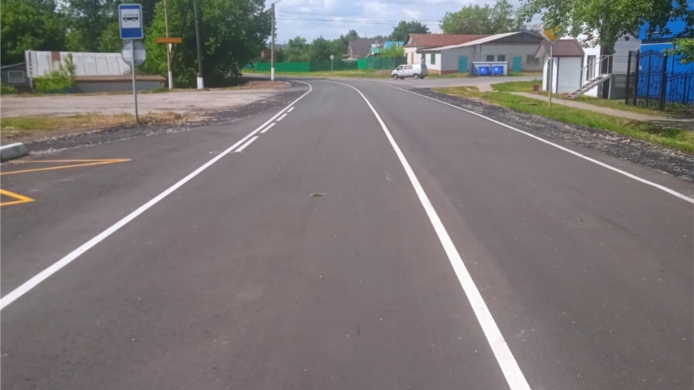 В Козловском районе завершаются ремонтные работы на автомобильной дороге «Волга» - Козловка