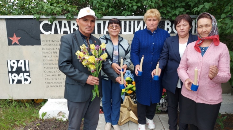 Малотаябинское сельское поселение активно подключилось к акции «Свеча памяти»