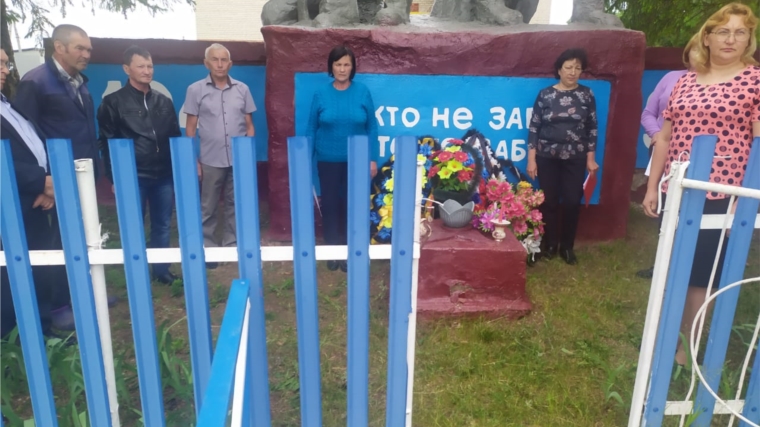 Акция "Свеча памяти" прошла на территории Чувашско - Сорминского сельского поселения
