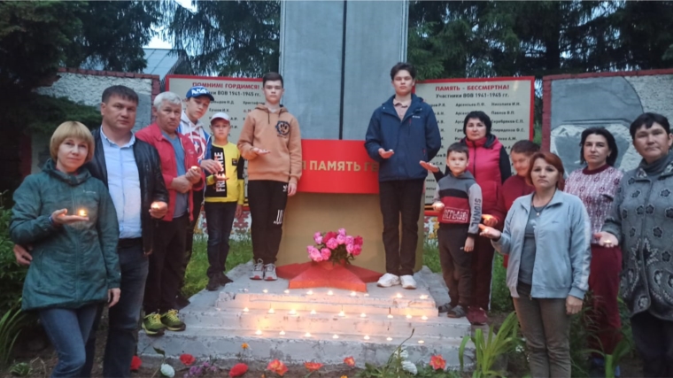 «Свеча памяти» - акция ко Дню памяти и скорби в Кшаушском сельском поселении