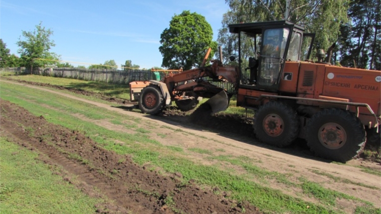В Новочурашевском сельском поселении ведутся ремонтные работы автомобильных дорог