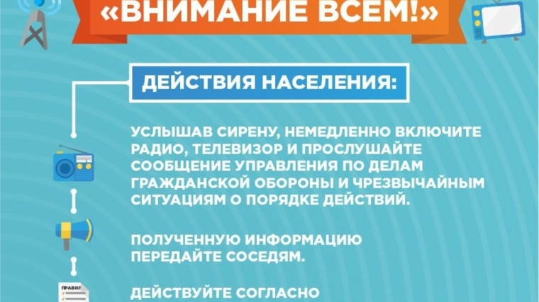 Каждый гражданин Российской Федерации обязан знать порядок действий при получении сигнала «ВНИМАНИЕ ВСЕМ».