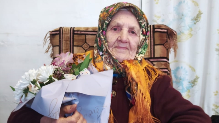 Жительница д. Шерашево Шленская Нина Николаевна отметила 95-летний юбилей