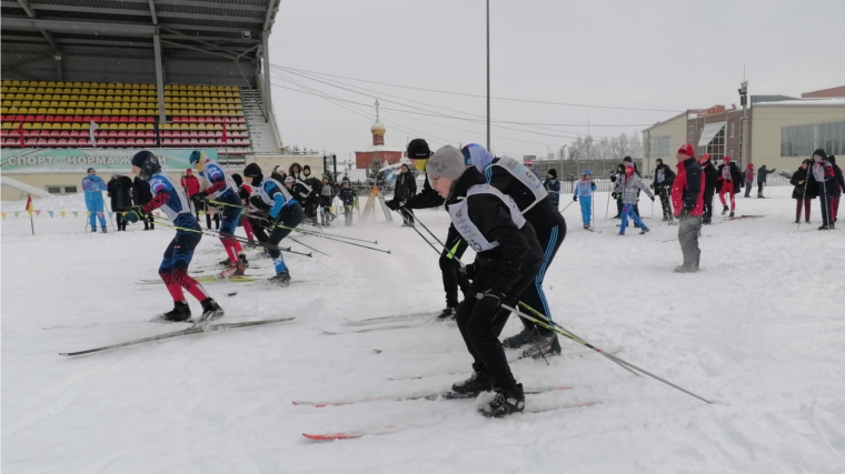 Участники рождественских лыжных гонок приняли участие в выполнении норм ГТО по бегу на лыжах