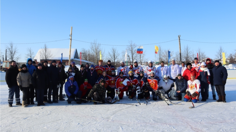 В селе Новое Чурашево прошел турнир по хоккею, посвященный Дню защитника Отечества