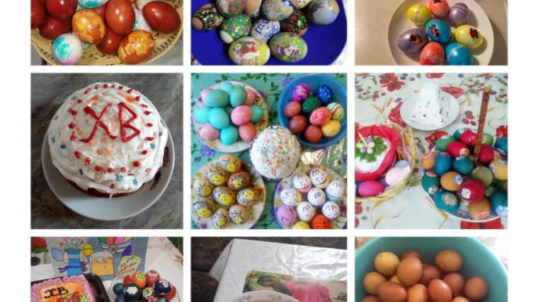 В Сириккасинском сельском клубе был объявлен конкурс крашеных яиц "Светлая Пасха".