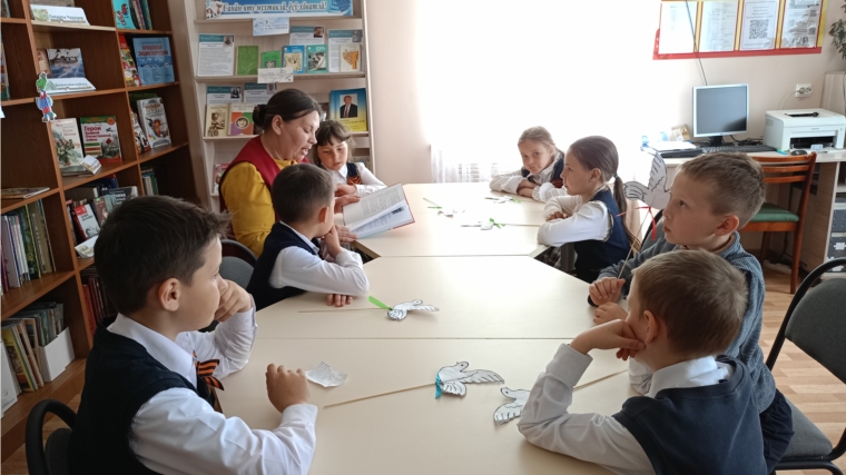 Шатьмапосинская сельская библиотека приняла участие в XIV Международной акции «Читаем детям о войне»