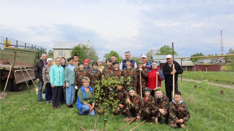 Новочурашевцы приняли участие в Международной акции «Сад памяти»