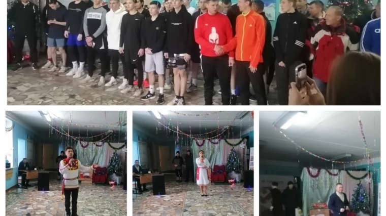 В здании Илгышевской школы состоялось открытие новогоднего турнира по волейболу