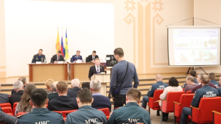 В Новочебоксарске подвели итоги деятельности в области гражданской обороны и защиты населения