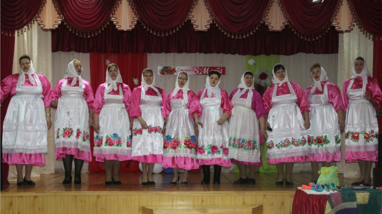 В деревне Избахтино прошел праздничный концерт, посвященный Международному женскому дню