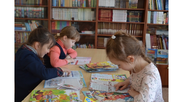 Обзор детских периодических изданий в Ишакской сельской библиотеке