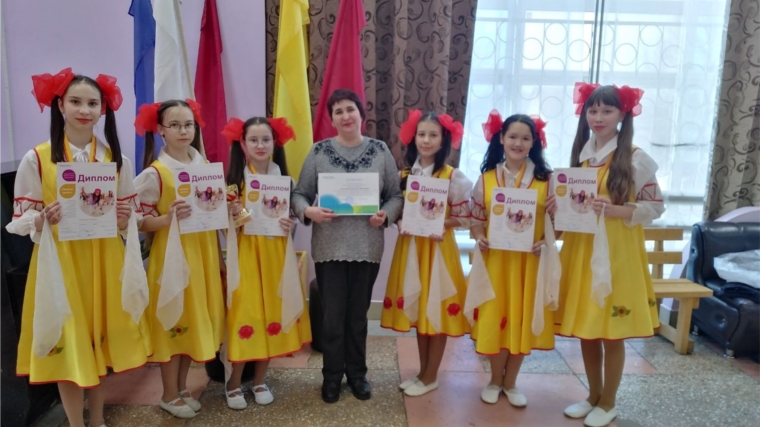 Народный коллектив народного танца «Топотушки» Районного Дома Культуры удостоен диплома 2 степени