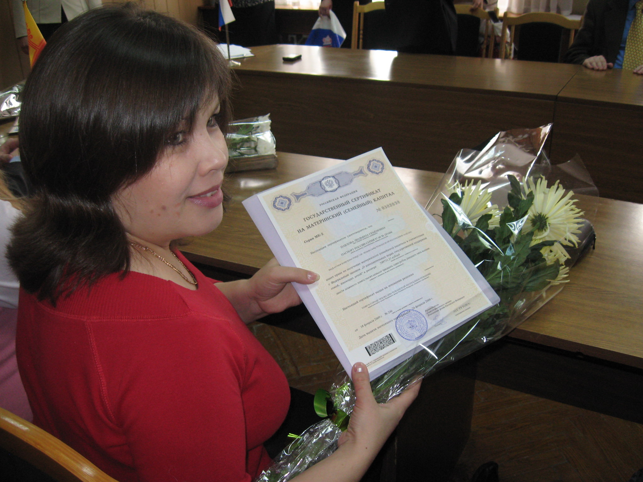 Московский район г. Чебоксары: в первом квартале 2011 года 273 семьи стали претендентами на получение сертификата на материнский (семейный) капитал